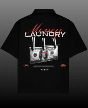 Money Laundry Cuban Collar Shirt for Men | Baggy Shirts for Men | Men's Bowling Shirts