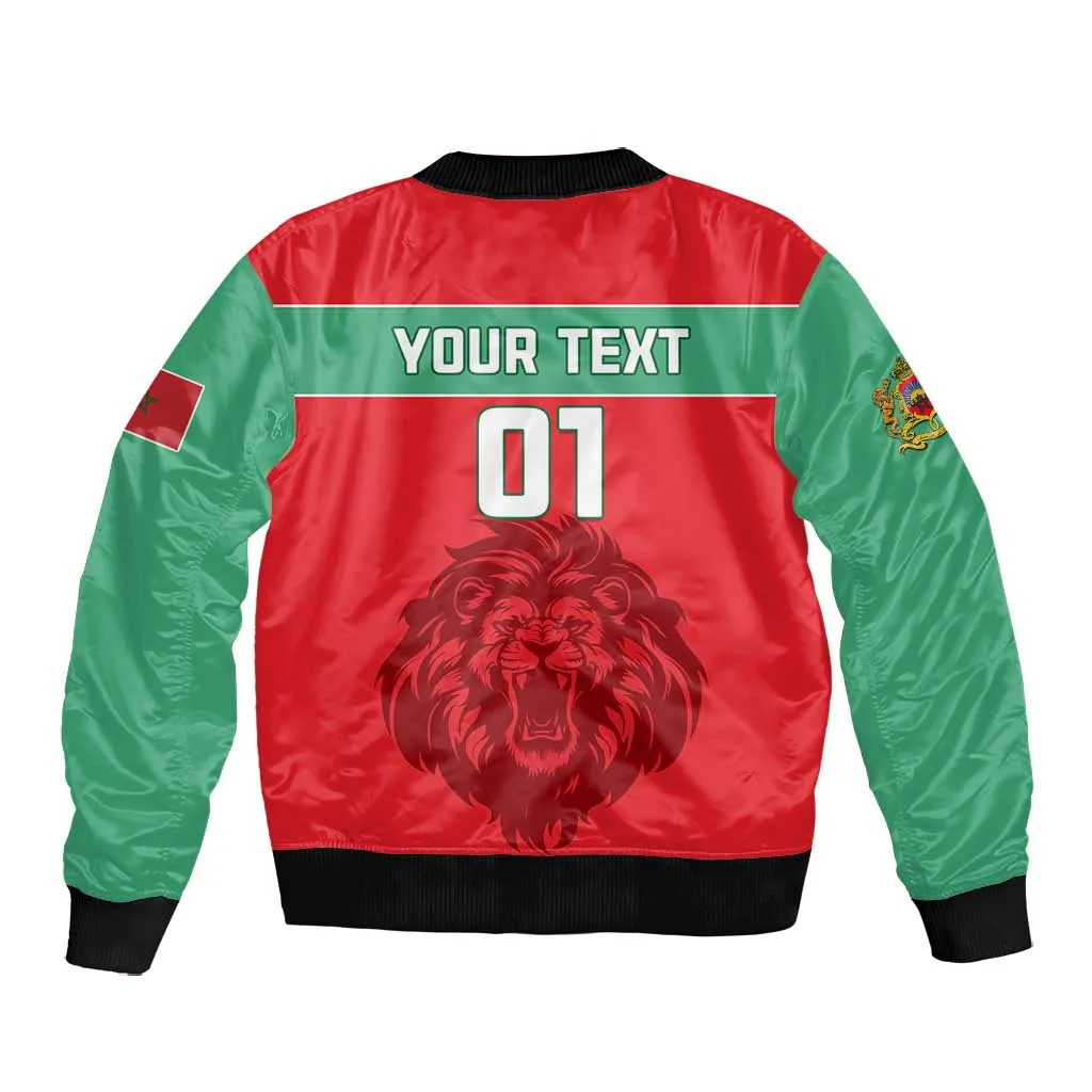 Morocco Football Bomber Jacket - Go The Atlas Lions LT01