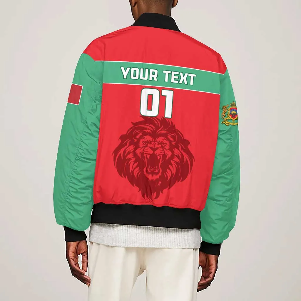 Morocco Football Bomber Jacket - Go The Atlas Lions LT01