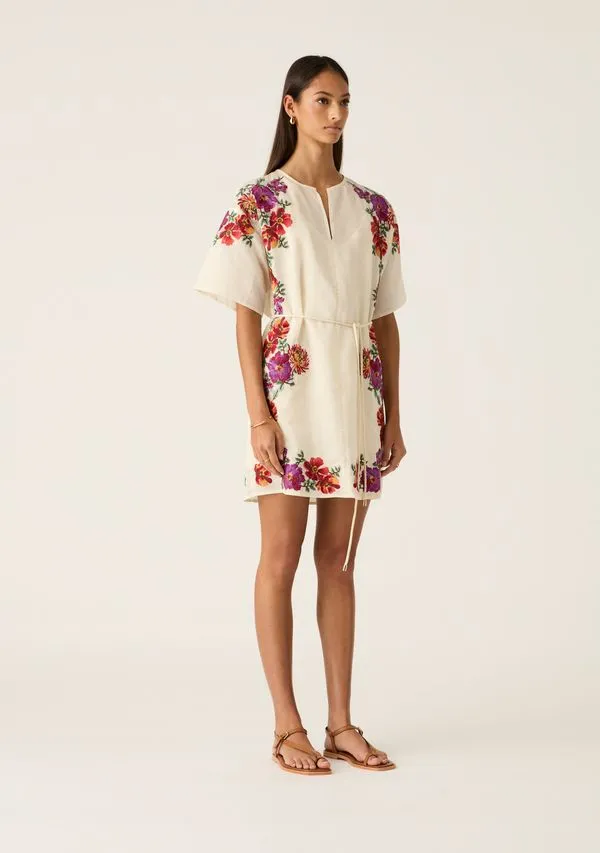 Mos the Label - Frida Embroidery Mini Dress