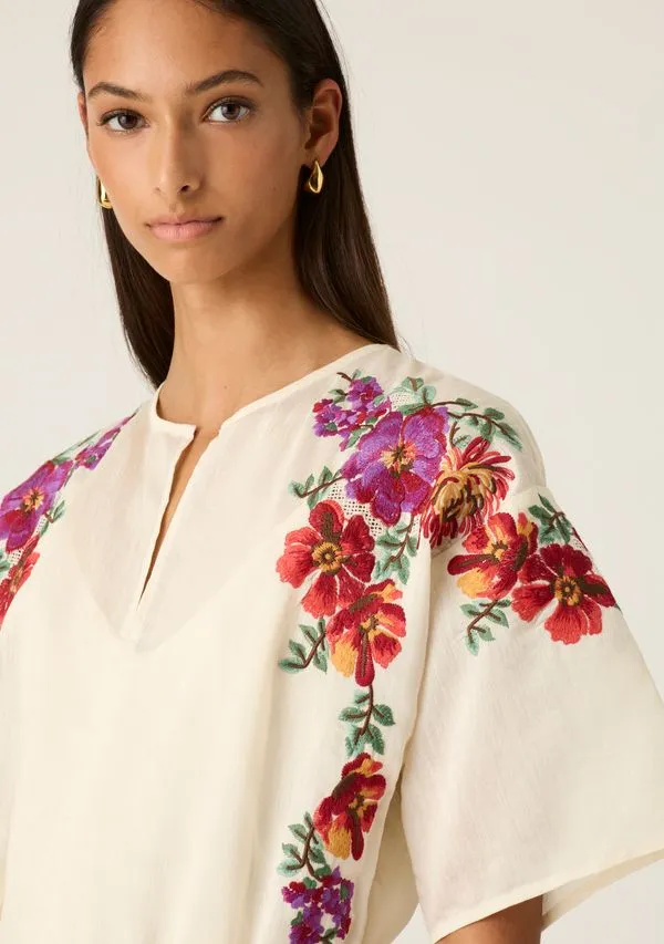 Mos the Label - Frida Embroidery Mini Dress