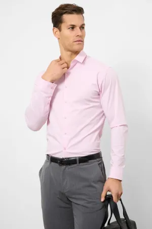 Muscle Fit Dress Shirt in Pink