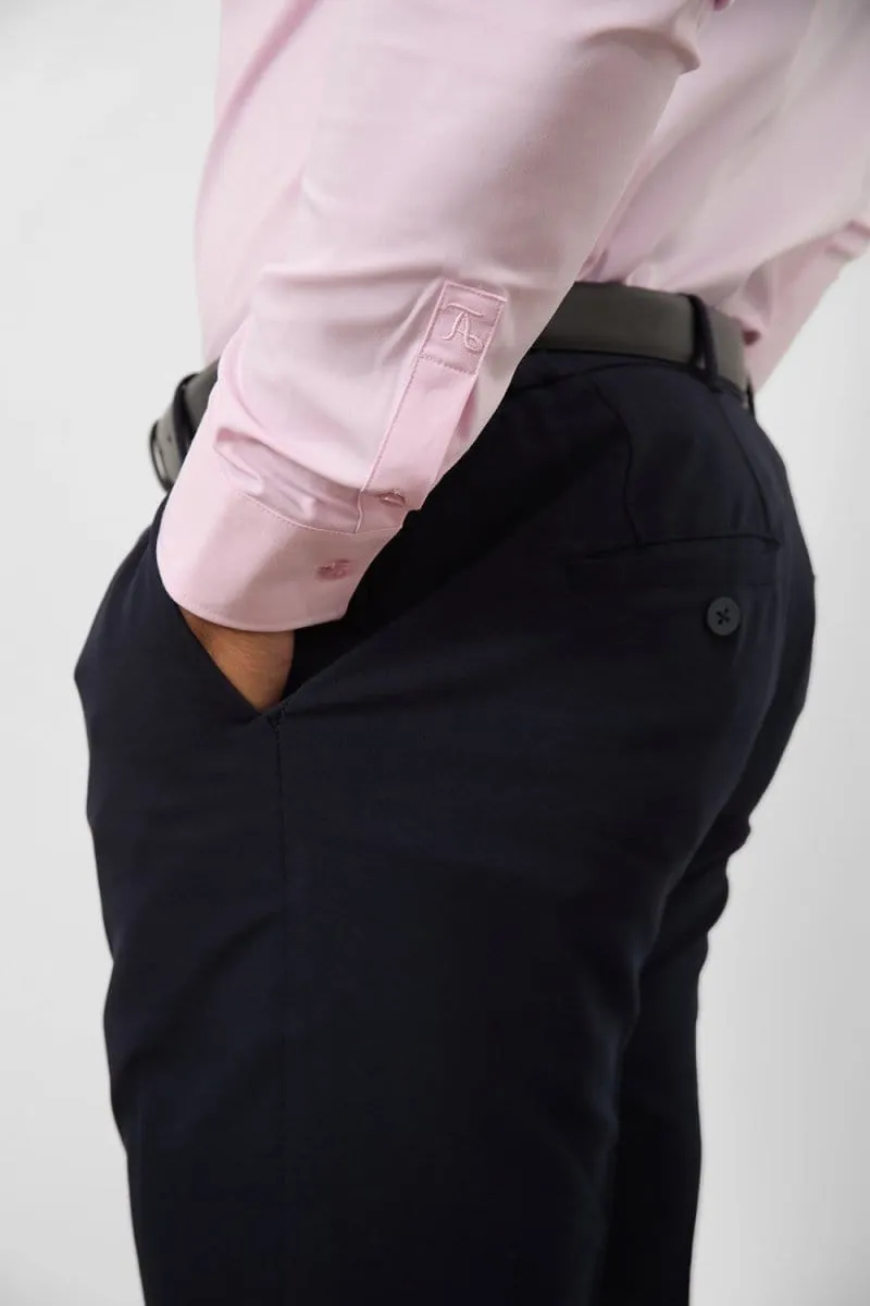 Muscle Fit Dress Shirt in Pink