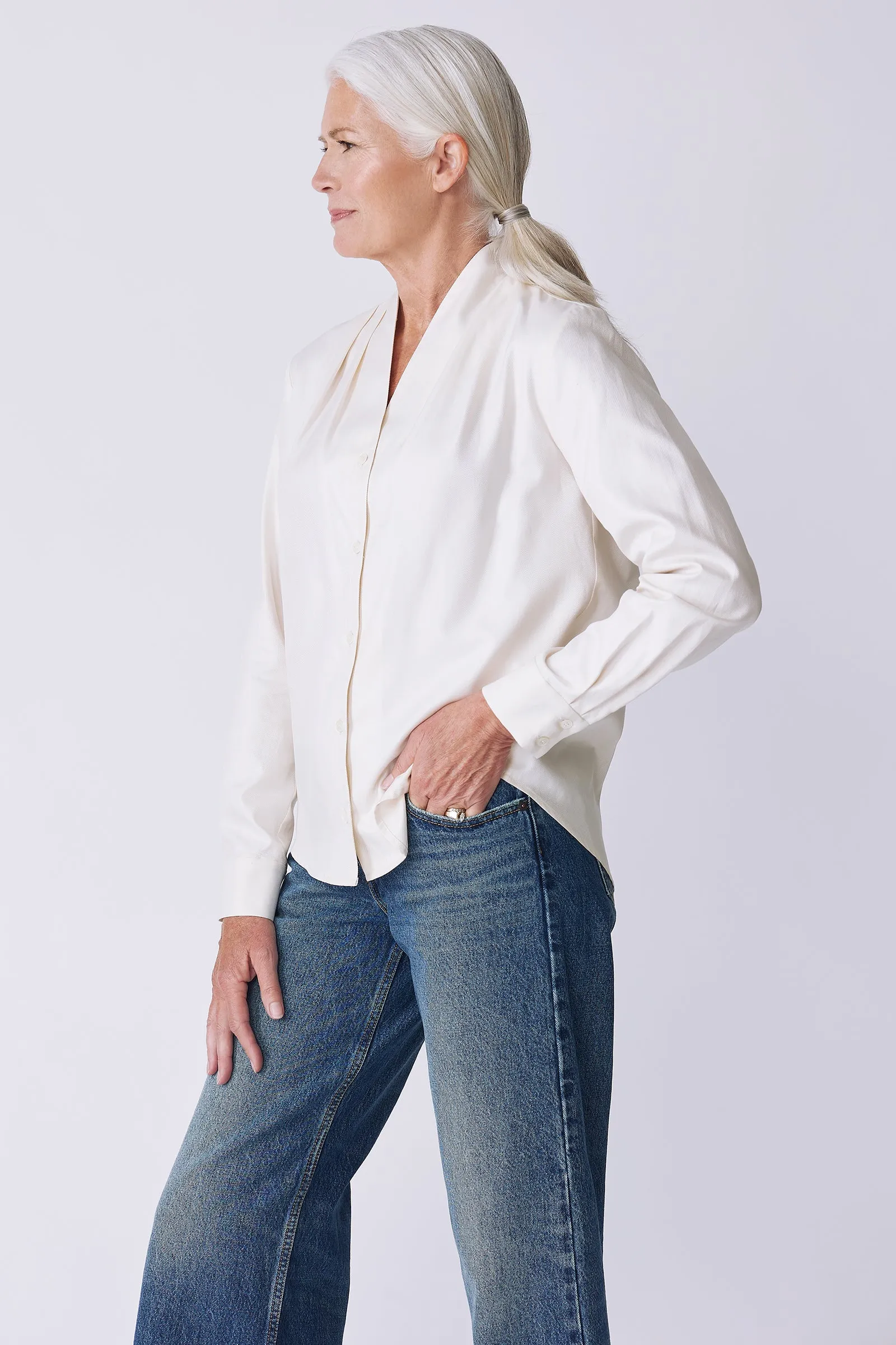 Nadia Blouse - Ivory