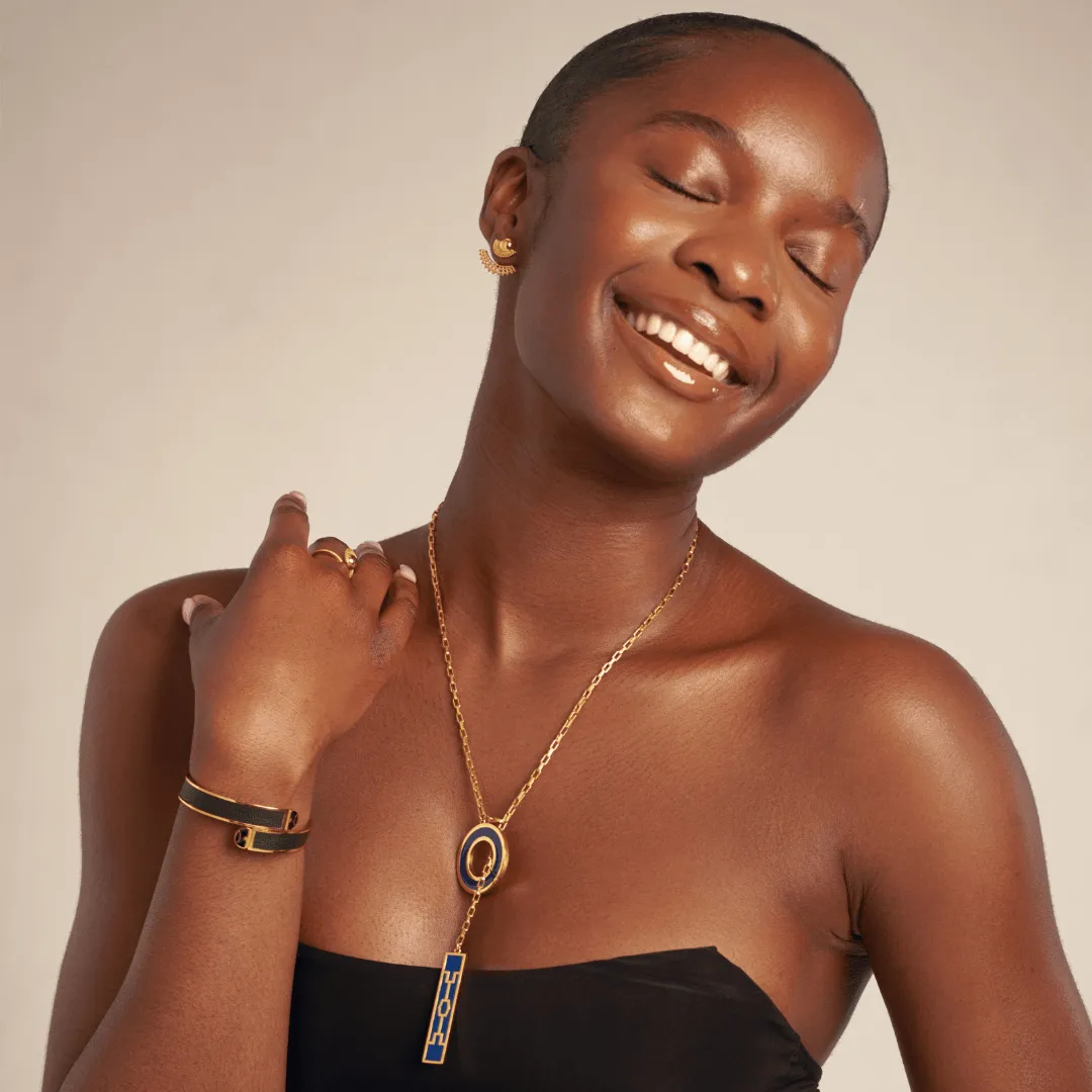 Ndebele Necklace - 14K Gold Plated 3-IN-1 Jewelry
