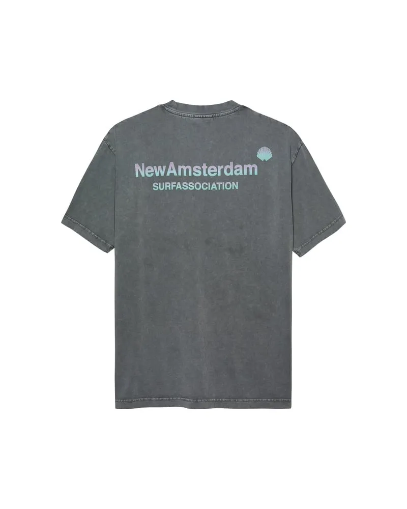 New Amsterdam Surf Association - Logo Tee - Grey