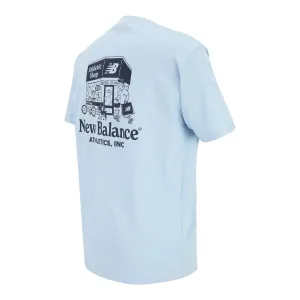 New Balance Men Storefront T-Shirt Blue MT41983-LMB