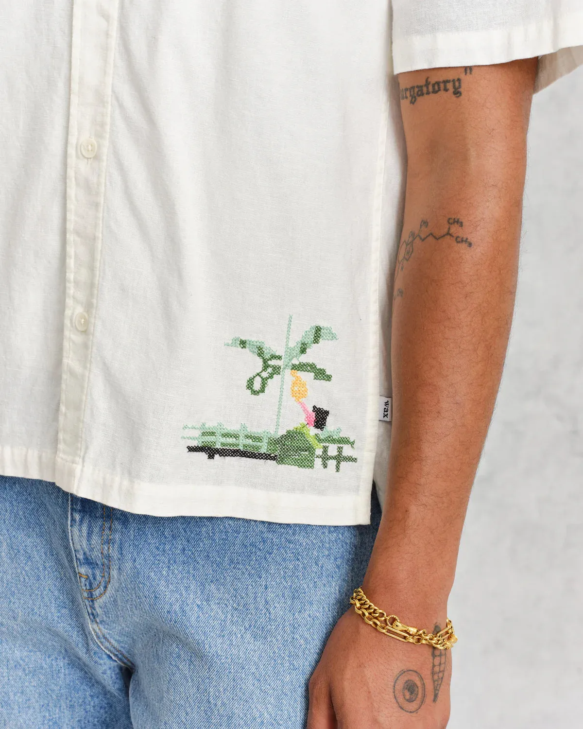 Newton Shirt in Paradise Stitch
