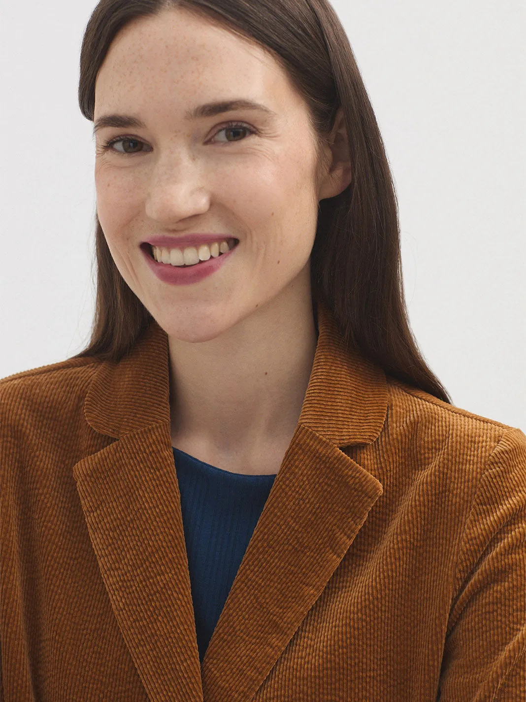 Nice Things Bubble Cord Blazer - Tan