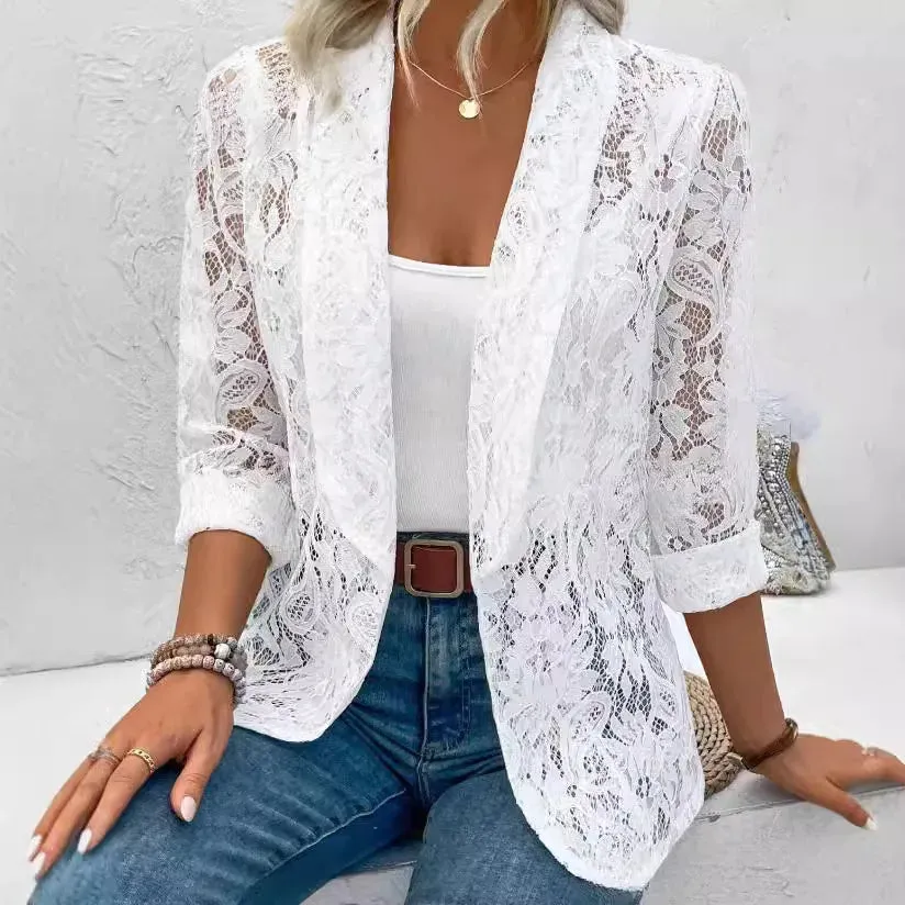 Noor | Elegant Lace Blazers