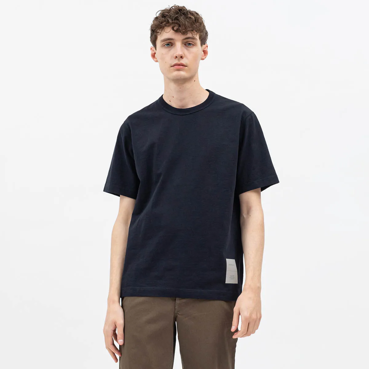 Norse Projects Holger Relaxed Organic Heavy Tab Series T-shirt Dark Navy
