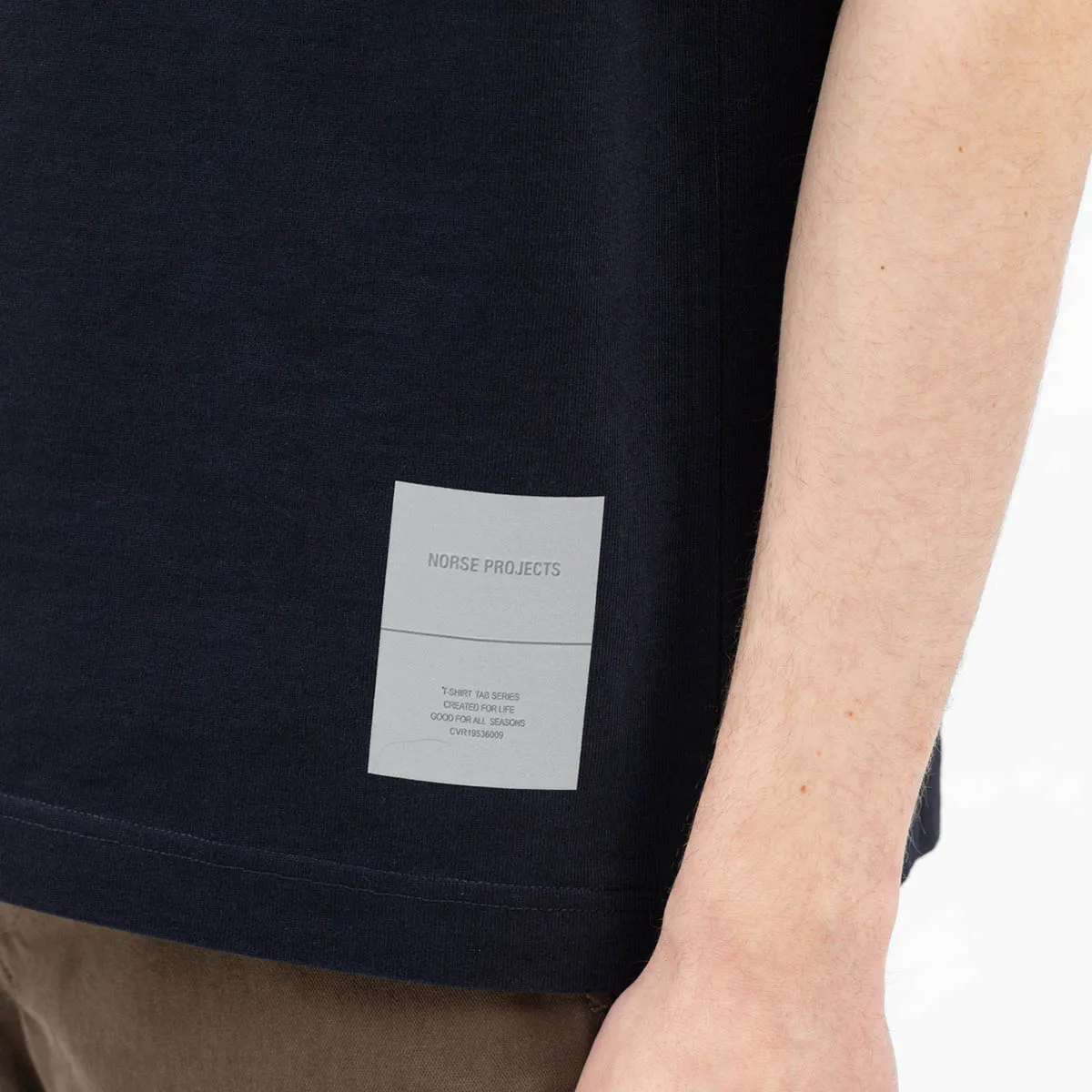 Norse Projects Holger Relaxed Organic Heavy Tab Series T-shirt Dark Navy