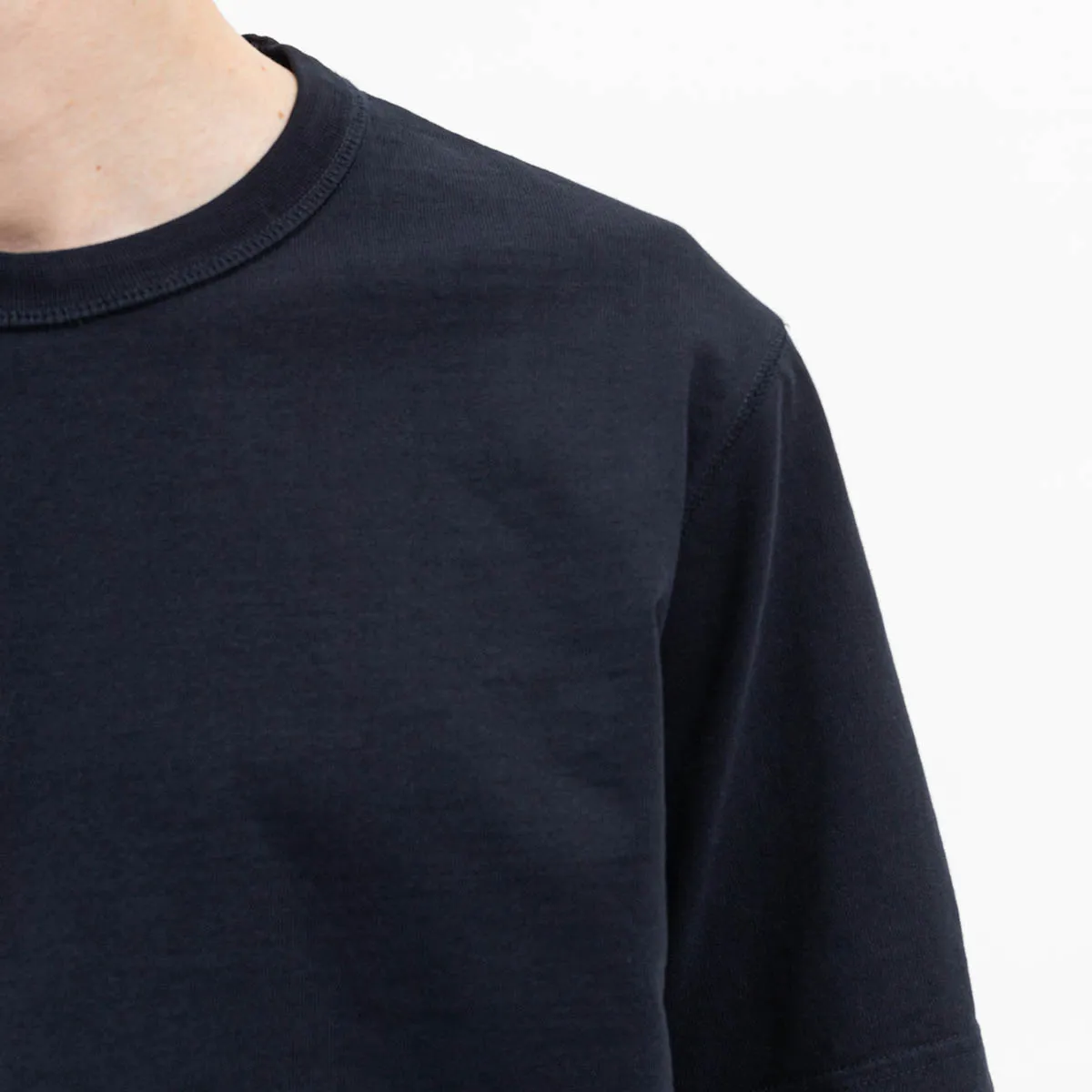 Norse Projects Holger Relaxed Organic Heavy Tab Series T-shirt Dark Navy