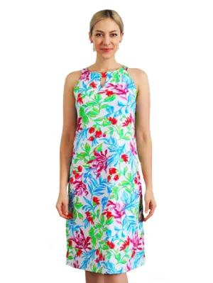 Nylon Spandex Dress Sleeveless Halter Neck Style 146C92 BM