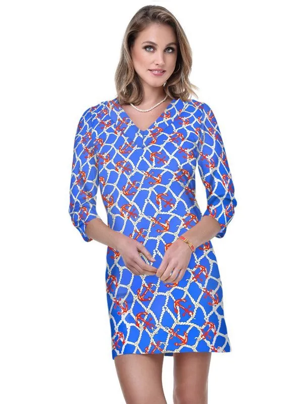 Nylon Spandex Dress V-Neck Style 220D34 LBT