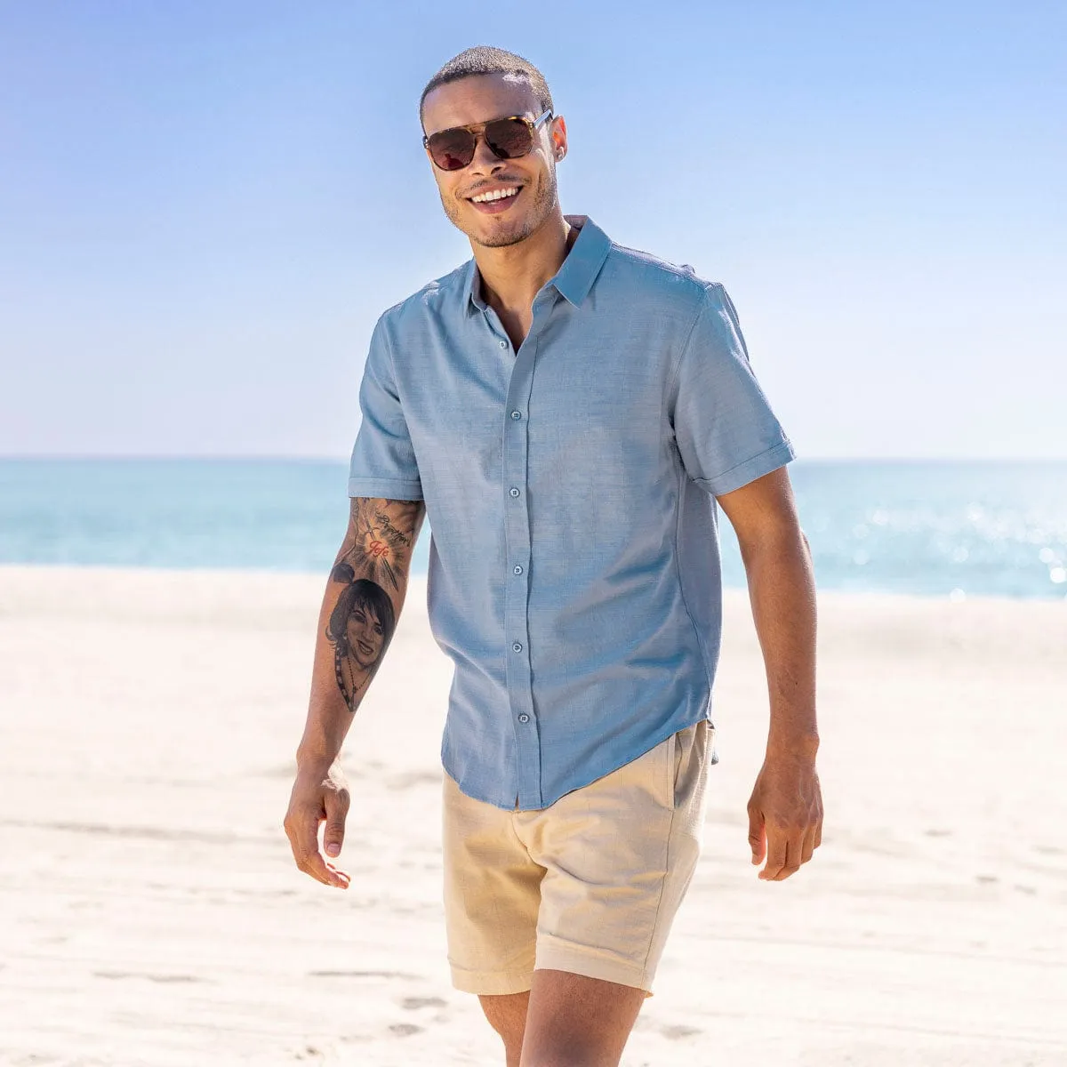 Ocean Mist – Bamboo Short Sleeve Shirt