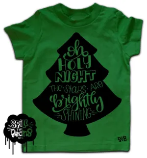 Oh Holy Night Kid's Christmas Tee
