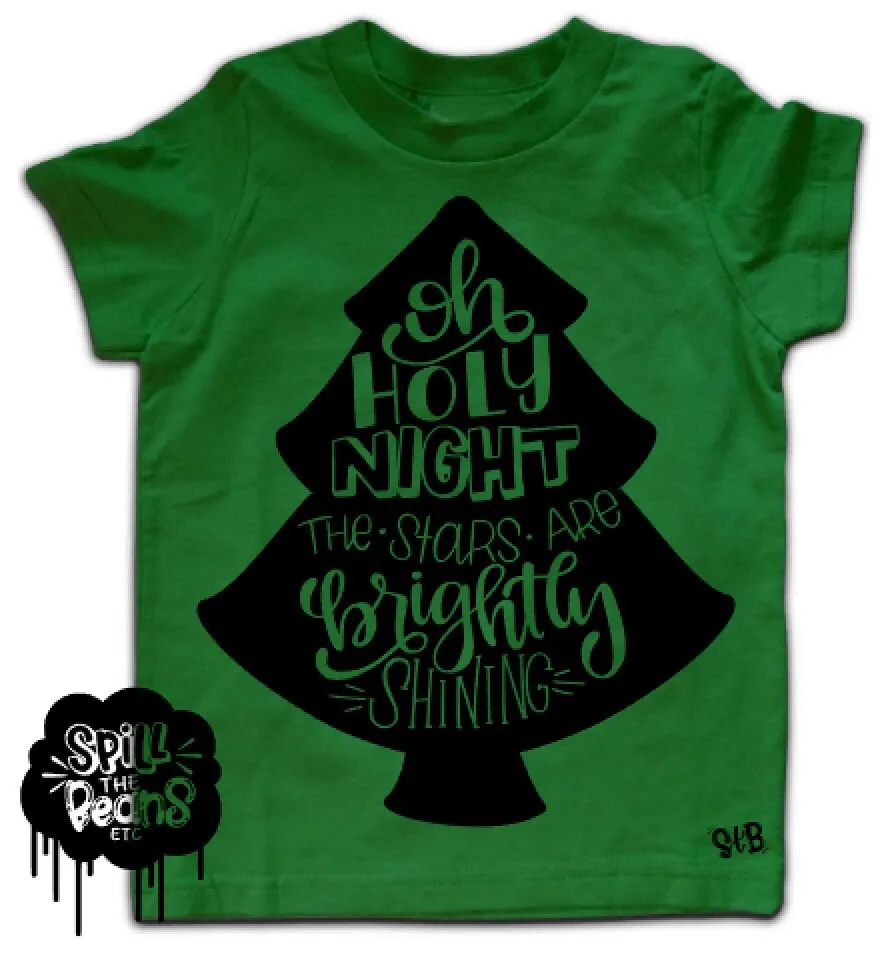 Oh Holy Night Kid's Christmas Tee