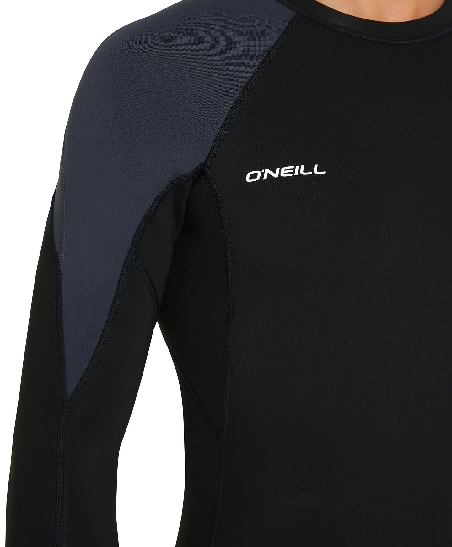 Oneill Reactor 2 LS Crew 1.5mm - Black/Gunmetal/Gunmetal