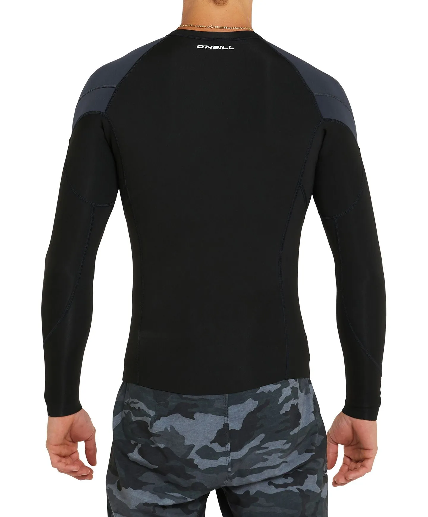 Oneill Reactor 2 LS Crew 1.5mm - Black/Gunmetal/Gunmetal