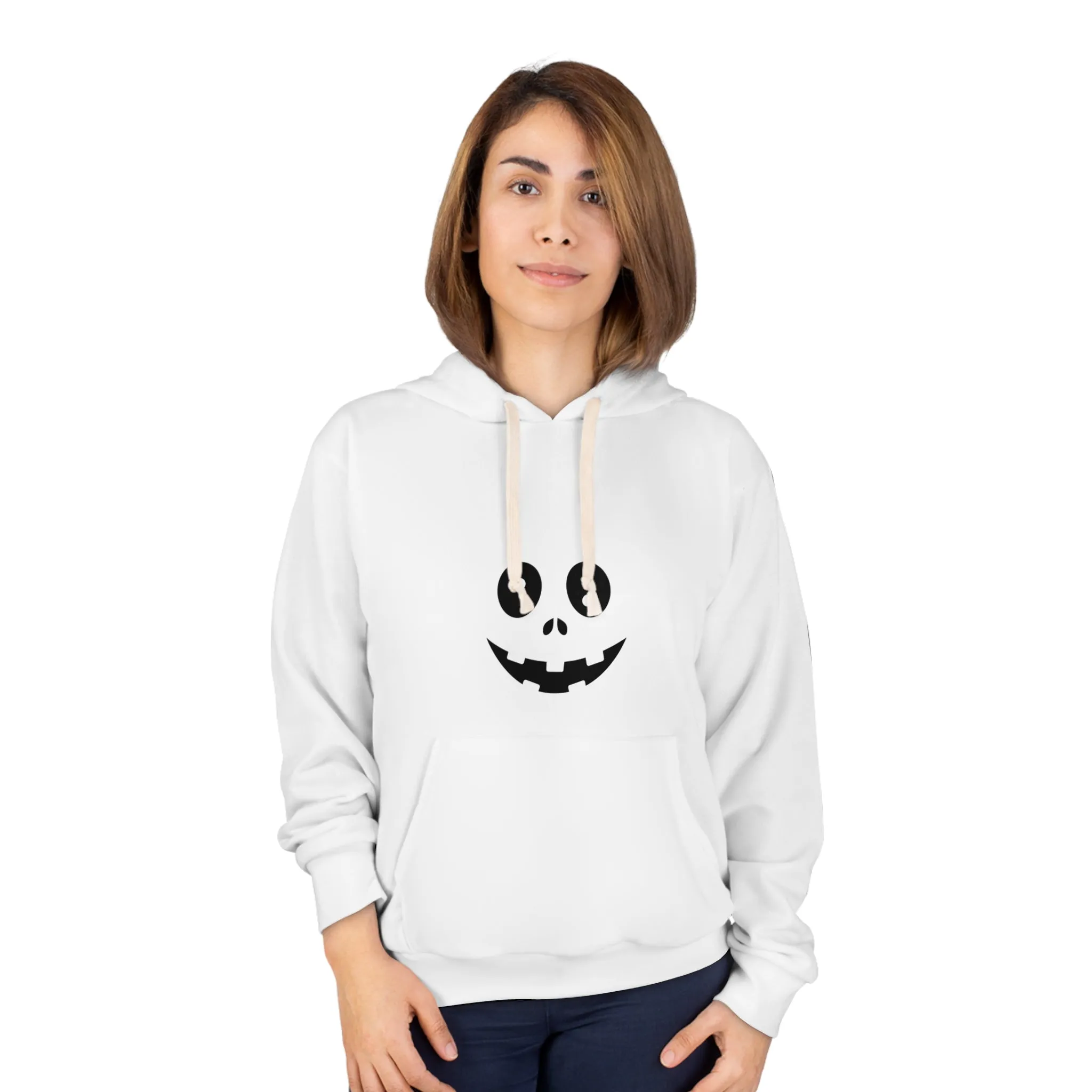 Onward   North Jack-o'-Lantern Smiley Face Hoodie | Playful & Cozy Custom Pullover