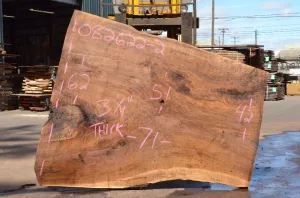 Oregon Black Walnut Slab 082622-02