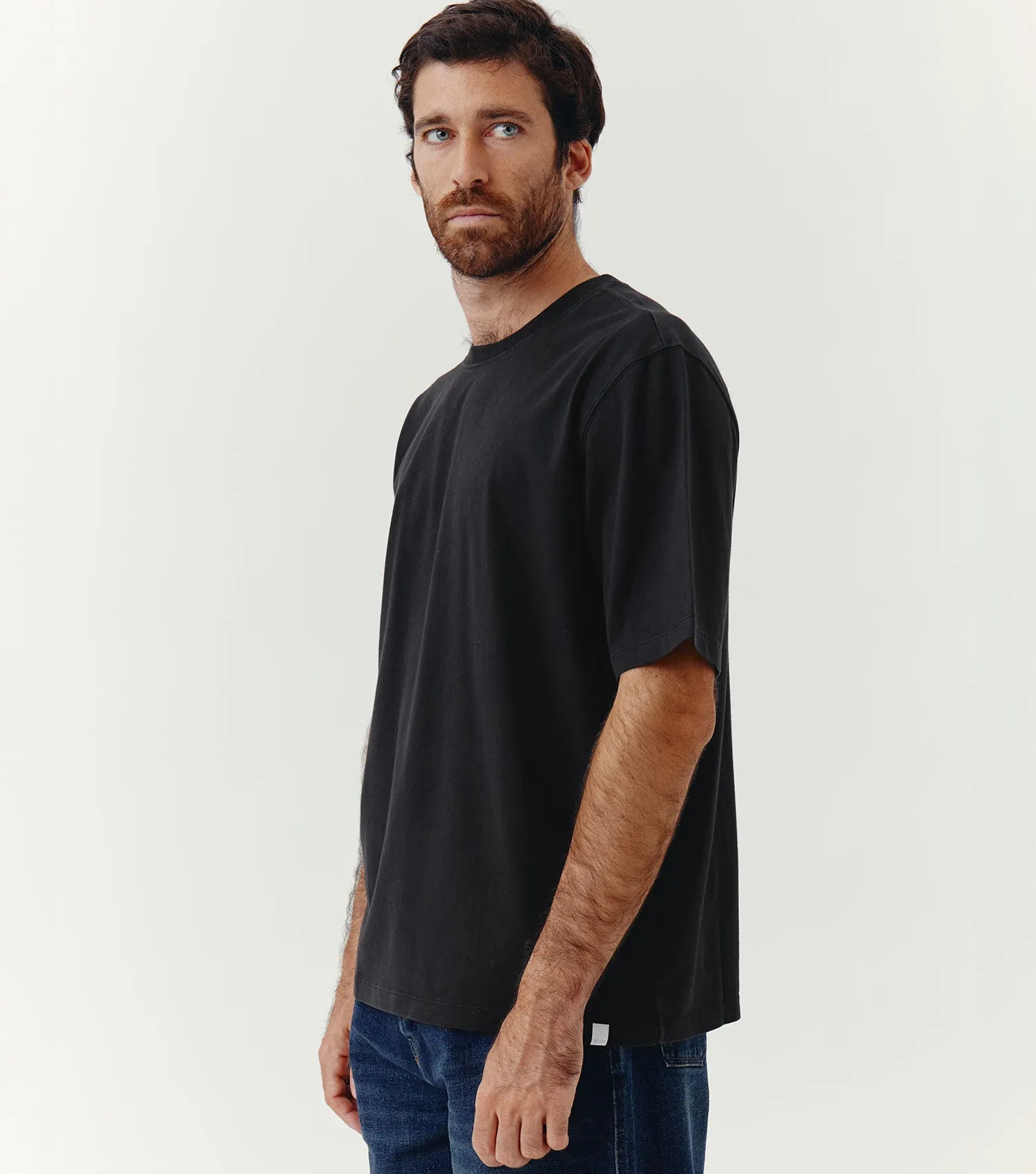 Organic Cotton Heavy T-shirt Charcoal