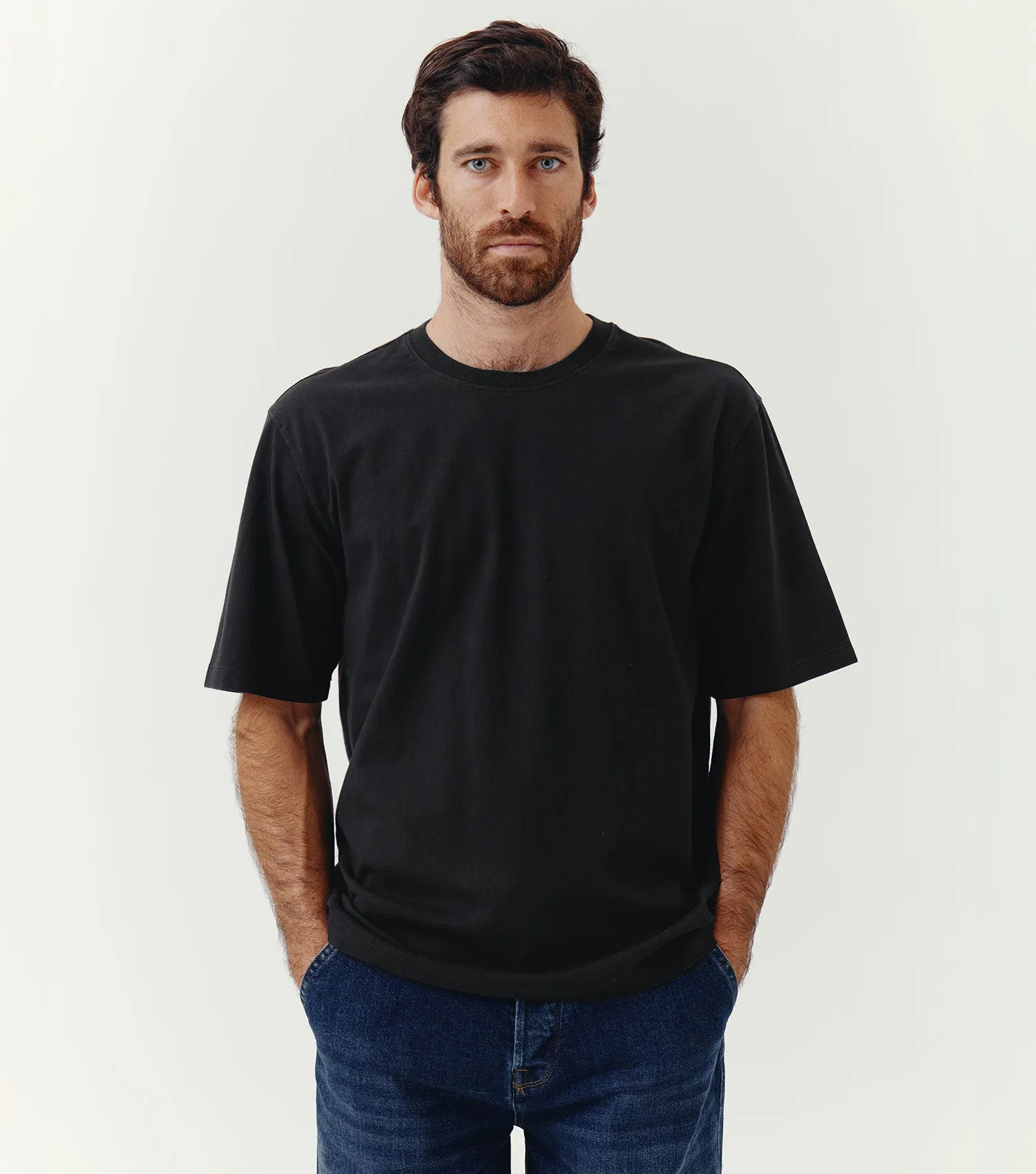 Organic Cotton Heavy T-shirt Charcoal