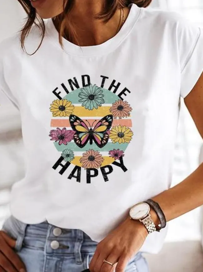 Osalinda - Stylish T-shirt with extravagant summer motifs
