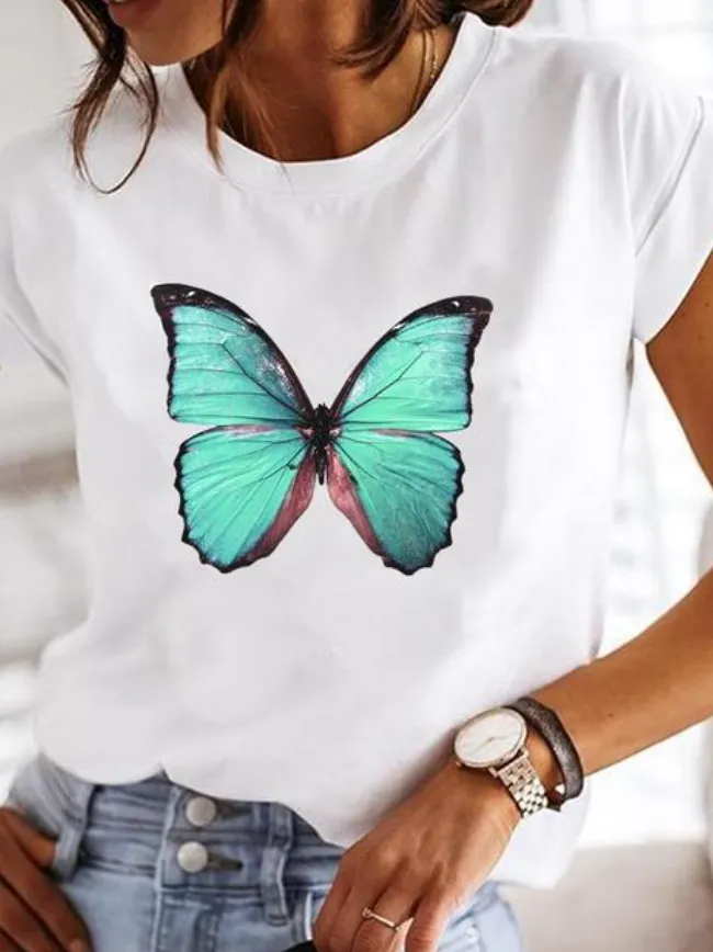 Osalinda - Stylish T-shirt with extravagant summer motifs