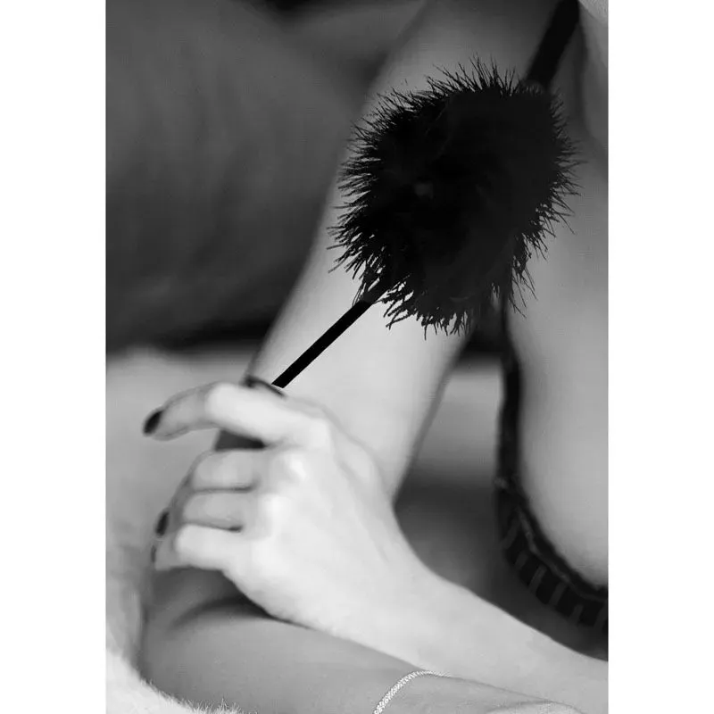 OUCH!  & White Feather Tickler -  Feather Crop