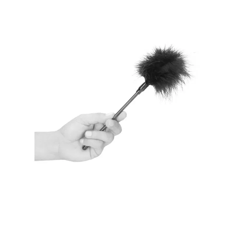 OUCH!  & White Feather Tickler -  Feather Crop