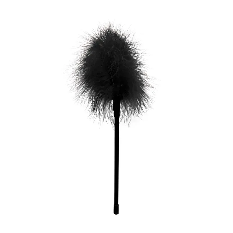 OUCH!  & White Feather Tickler -  Feather Crop