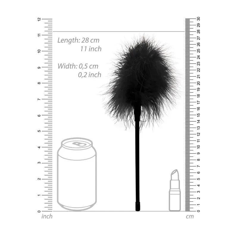 OUCH!  & White Feather Tickler -  Feather Crop