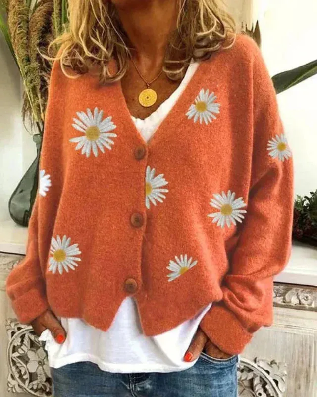 Paisley | Casual Floral Crochet Cardigan