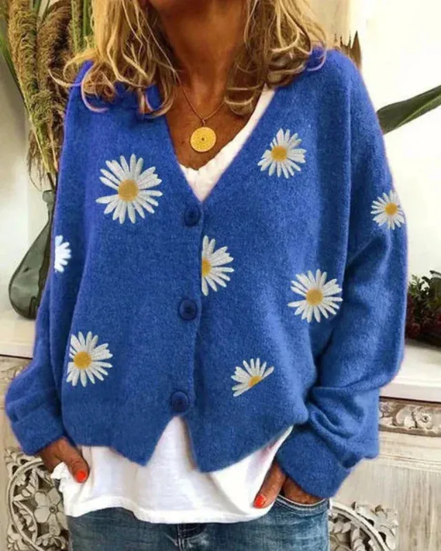 Paisley | Casual Floral Crochet Cardigan