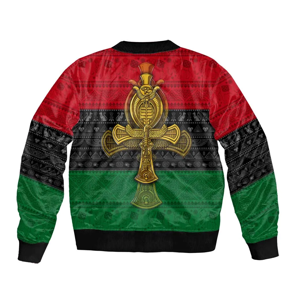 Pan African Ankh Bomber Jacket DT02