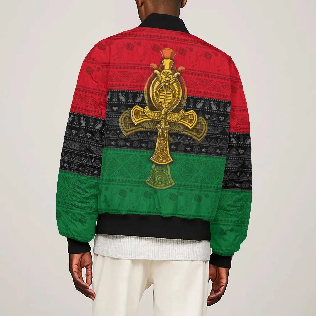 Pan African Ankh Bomber Jacket DT02