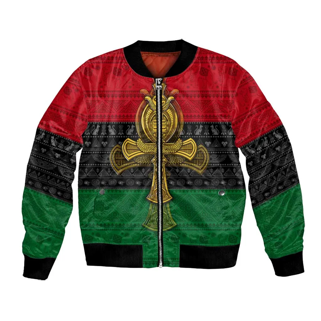 Pan African Ankh Bomber Jacket DT02