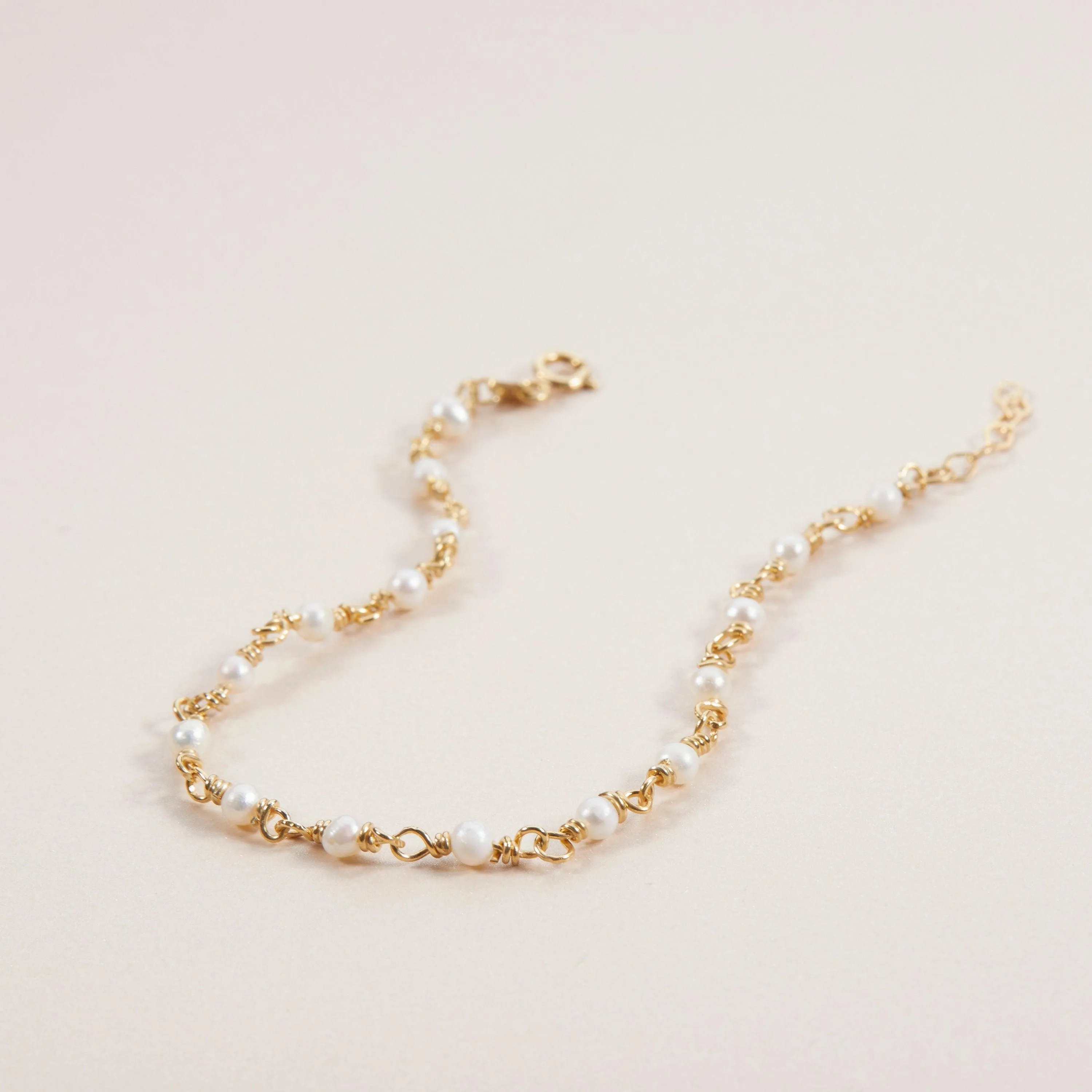 Pearl Bracelet - 18K Gold Vermeil