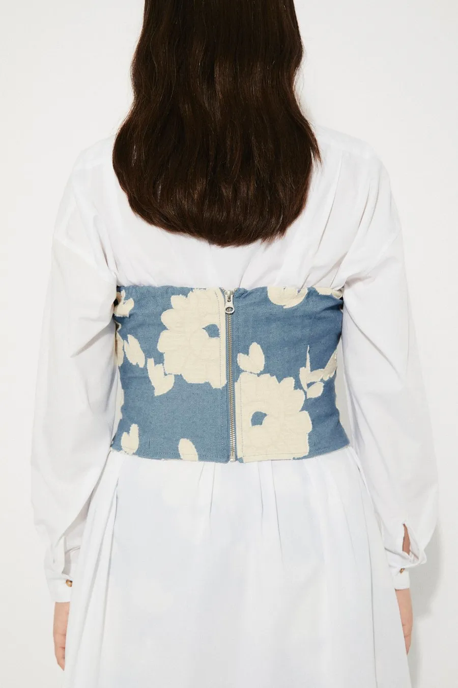 Pearl Corset Top Flowers