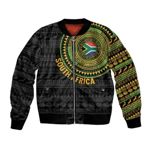 Personalised South Africa African Tribal Pattern Bomber Jacket Chest Arm Tattoo LT15