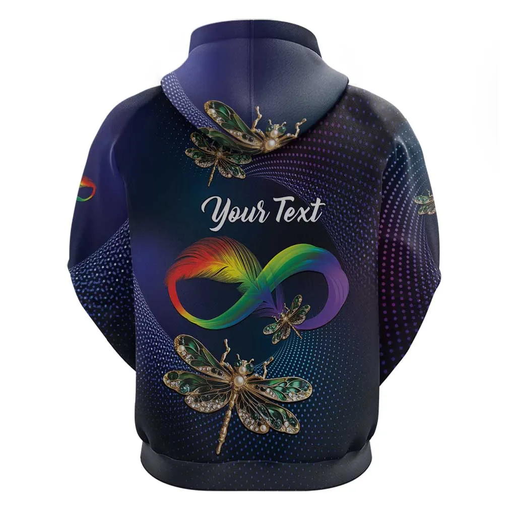 Personalized As Long As I Breathe You'll Be Remembered Hoodie Luxury Dragonfly - Feather Infinity LT01