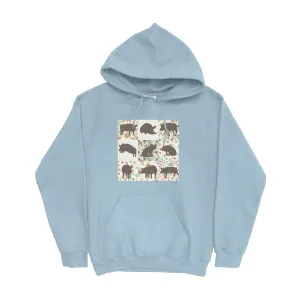 PIG PATTERN HOODIE