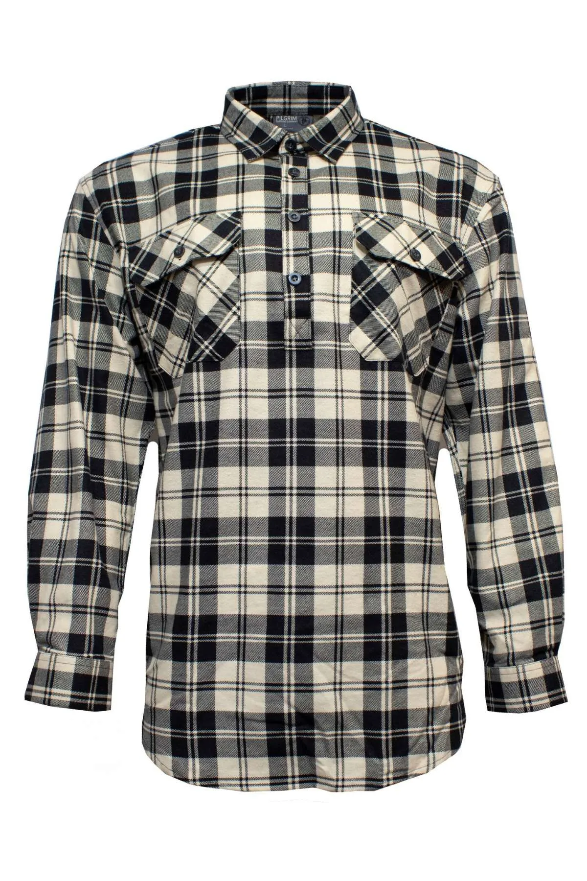 Pilgrim Closed Front Flannelette Shirt - S-2XL