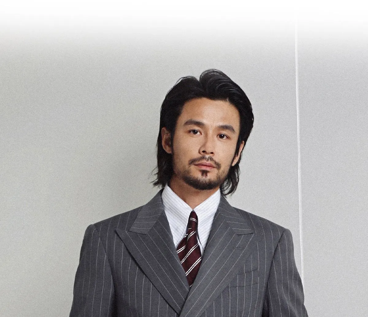 Pinstripe Double-Breasted Suit