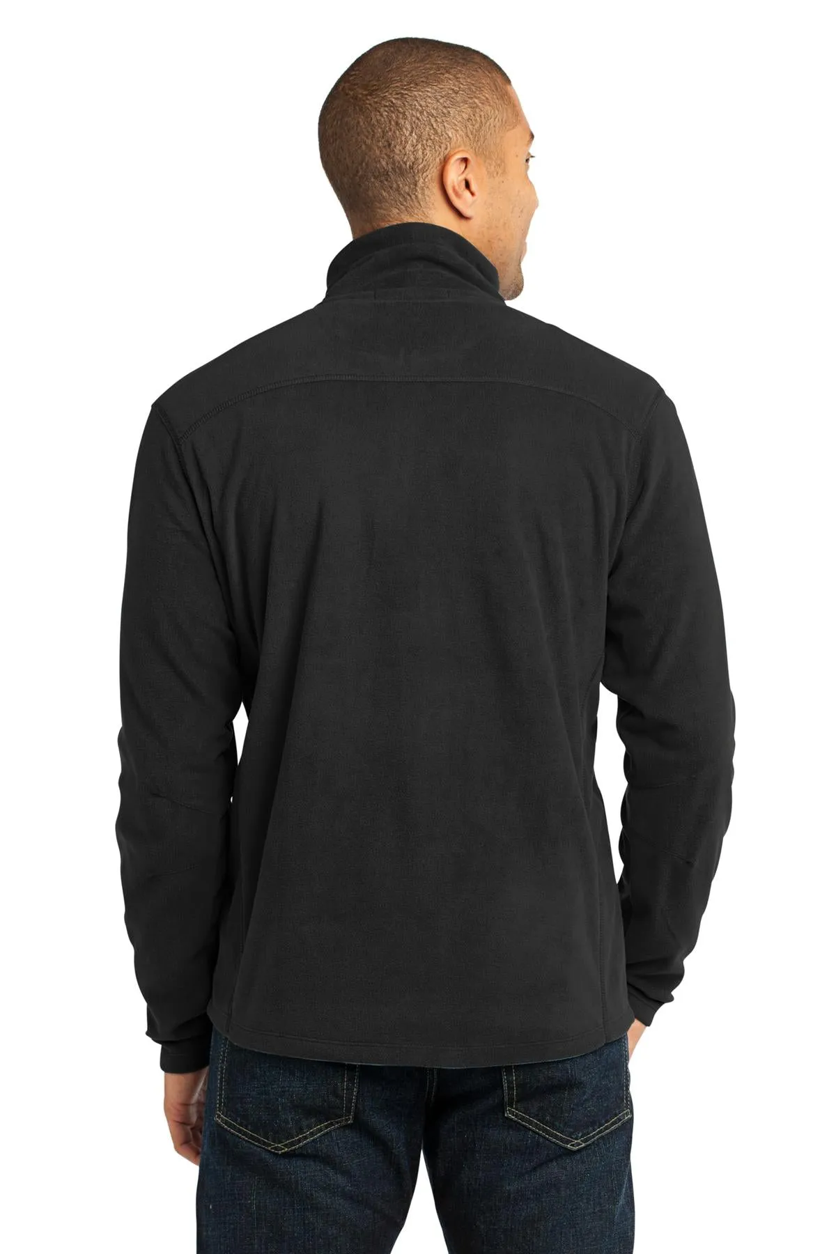 Port Authority Microfleece 1/2-Zip Pullover. F224 Black