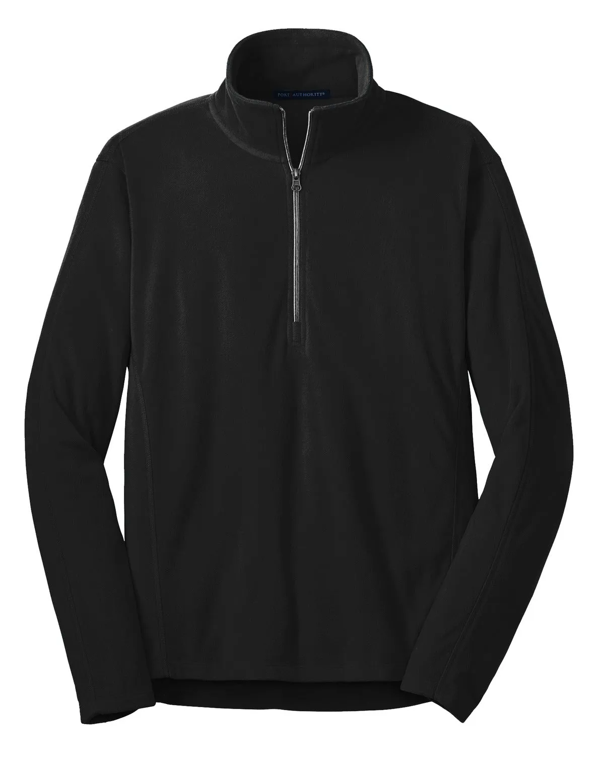 Port Authority Microfleece 1/2-Zip Pullover. F224 Black