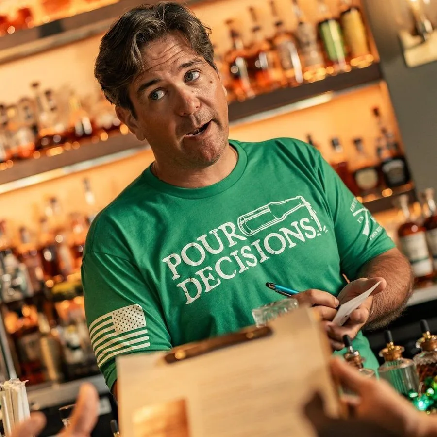 Pour Decisions T-Shirt - Kelly Green