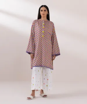 Printed Arabic Lawn Shirt